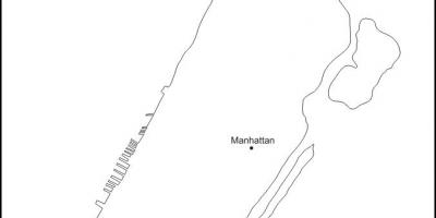 Mappa vuota di Manhattan
