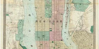 Storico di Manhattan mappe