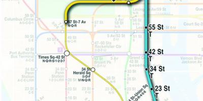 Mappa di second avenue subway