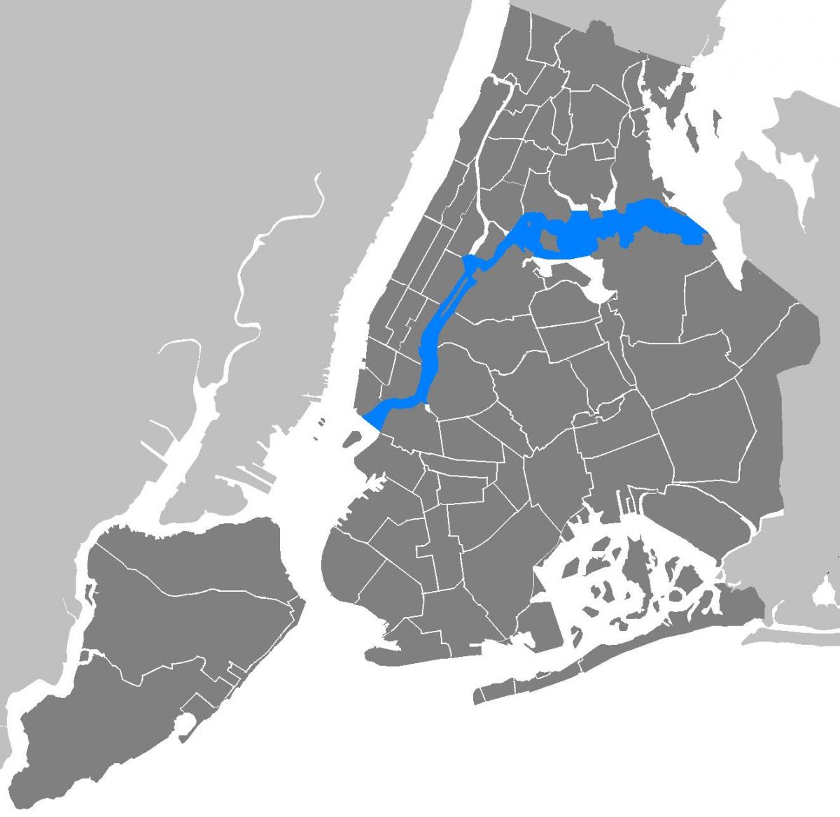 mappa di Manhattan vettoriale